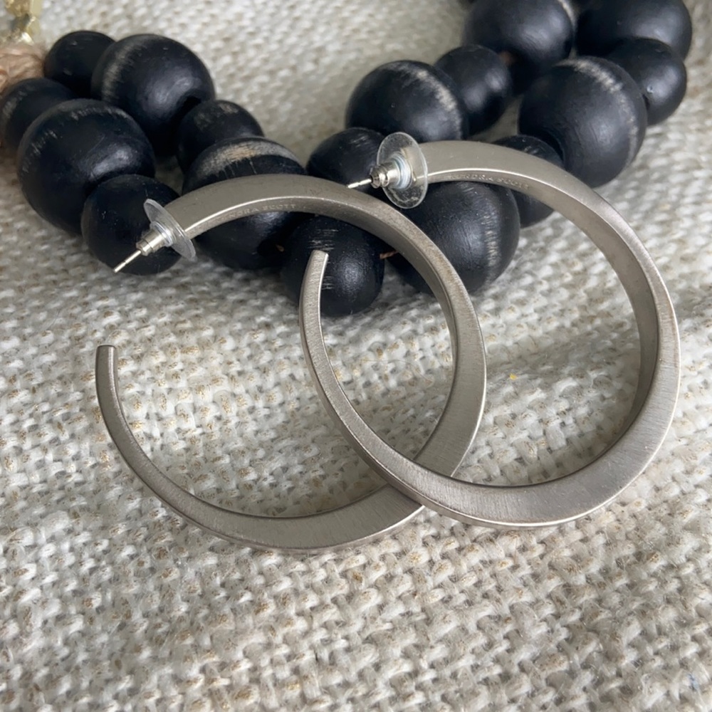 Kendra Scott silver hoops